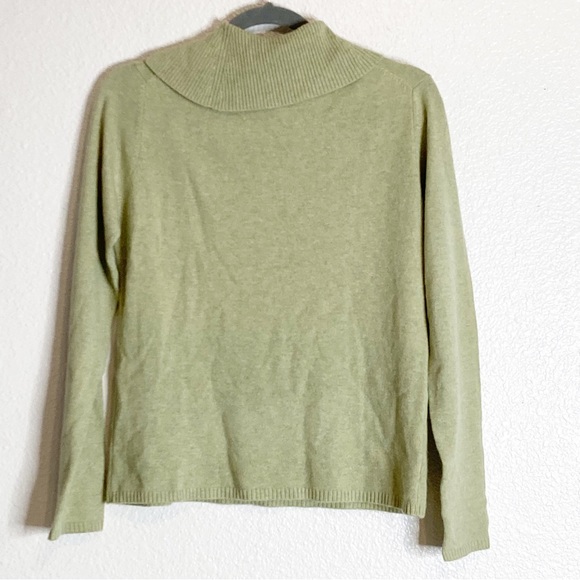Geneva 100% Cashmere Sweater Hi Neck  Long Sleeves Minimalist Quality - Picture 2 of 8